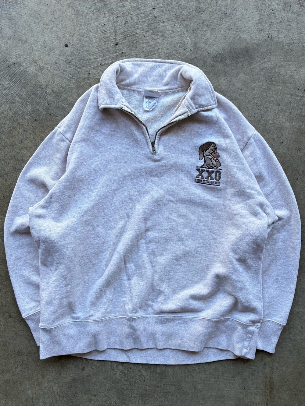 Disney Grumpy Quarter Zip Fleece